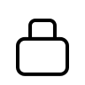 Lock Security Symbol (Outline) Free Open-Source SVG Icon