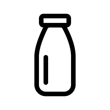 Milk Container (Outline) Free Open-Source SVG Icon (Bitcoin Icons)