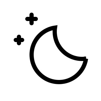 Moon Symbol (Outline) Free Open-Source SVG Icon (Bitcoin Icons)