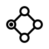 Node Connection (Outline) Free Open-Source SVG Icon