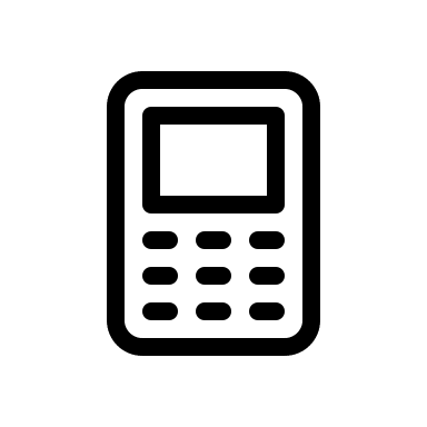 Point of Sale Terminal (Outline) Free Open-Source SVG Icon (Bitcoin Icons)