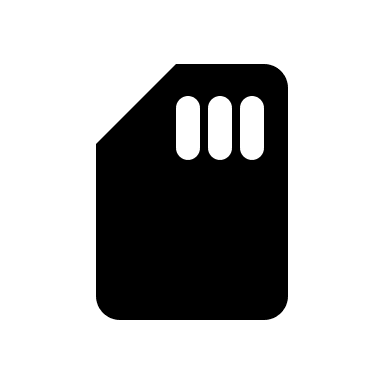 SD Card Storage Device (Filled) Free Open-Source SVG Icon (Bitcoin Icons)