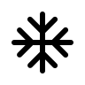 Snowflake Symbol (Filled) Free Open-Source SVG Icon