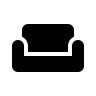 Sofa Furniture (Filled) Free Open-Source SVG Icon