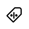 Tag (Outline) Free Open-Source SVG Icon