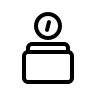 Tip Jar (Outline) Free Open-Source SVG Icon