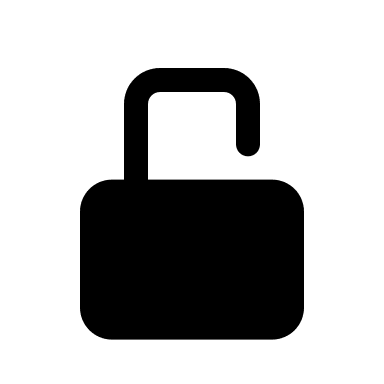 Unlock Access (Filled) Free Open-Source SVG Icon (Bitcoin Icons)