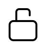 Unlock Feature (Outline) Free Open-Source SVG Icon