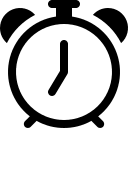 Alarm Clock Free Open-Source SVG Icon