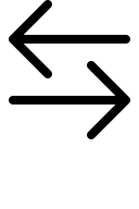Left and Right Arrow Navigation (Bootstrap Icons) Free Open-Source SVG Icon