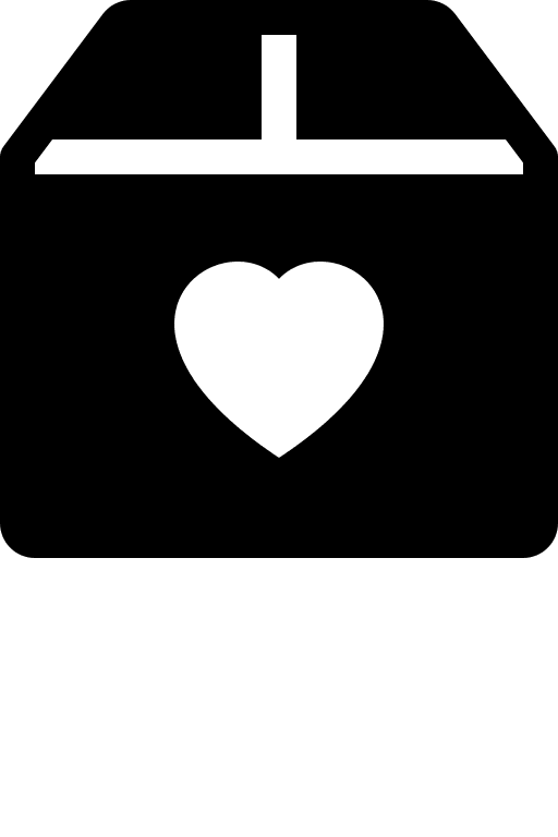 Filled Heart in Box (Bootstrap) Free Open-Source SVG Icon (Bootstrap Icons)