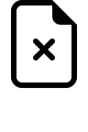 File Earmark with X Mark (Bootstrap) Free Open-Source SVG Icon