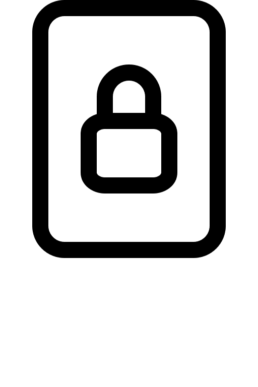 File Lock Security Feature Free Open-Source SVG Icon (Bootstrap Icons)