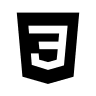 CSS3 Programming Language Free Open-Source SVG Icon