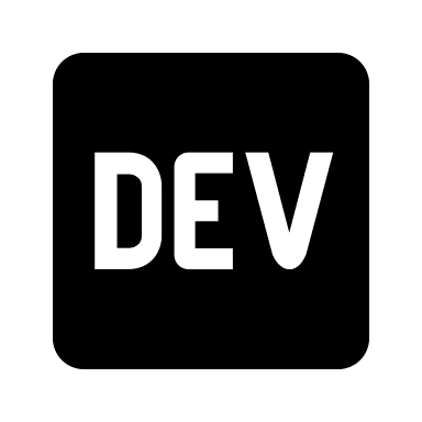 Dev.to Community Platform Free Open-Source SVG Icon (BoxIcons Logo)