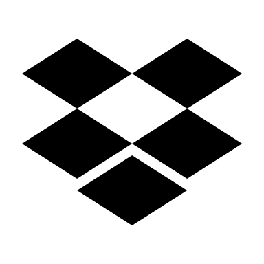 Dropbox Cloud Storage Service Free Open-Source SVG Icon (BoxIcons Logo)