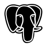 PostgreSQL Database Management System Free Open-Source SVG Icon