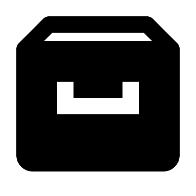 Archive Storage (Solid) Free Open-Source SVG Icon (BoxIcons Solid)