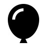 Balloon (Solid) Free Open-Source SVG Icon