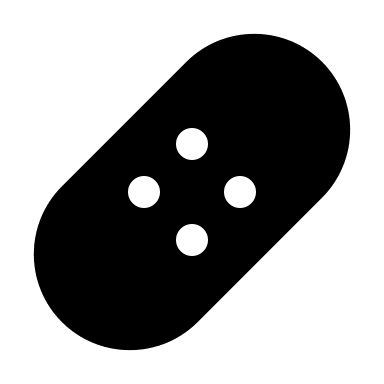 Band-Aid Medical Dressing (Solid) Free Open-Source SVG Icon (BoxIcons Solid)