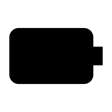 Battery Charge Indicator (Solid) Free Open-Source SVG Icon (BoxIcons Solid)