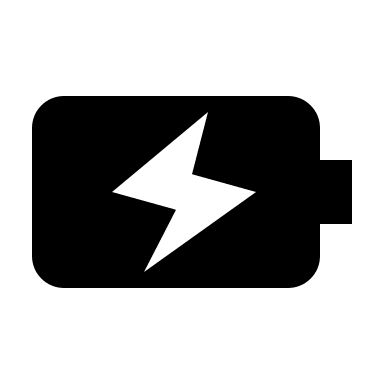 Battery Charging Status (Solid) Free Open-Source SVG Icon (BoxIcons Solid)