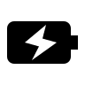 Battery Charging Status (Solid) Free Open-Source SVG Icon