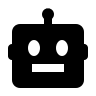 Bot Character (Solid) Free Open-Source SVG Icon