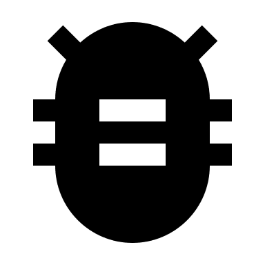 Alternative Bug Symbol (Solid) Free Open-Source SVG Icon (BoxIcons Solid)