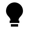 Light Bulb (Solid) Free Open-Source SVG Icon