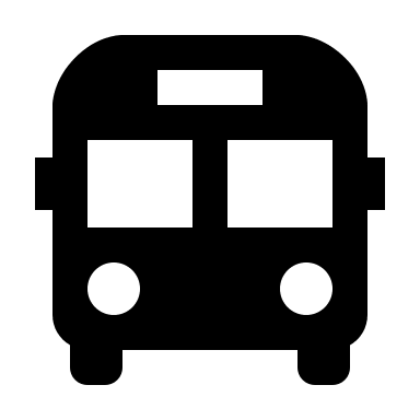 Bus Vehicle (Solid) Free Open-Source SVG Icon (BoxIcons Solid)