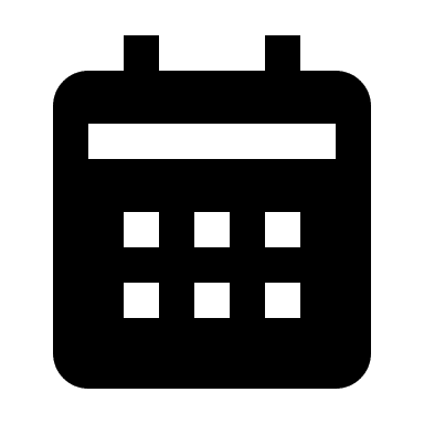 Calendar (Solid) Free Open-Source SVG Icon (BoxIcons Solid)