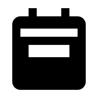 Weekly Calendar (Solid) Free Open-Source SVG Icon (BoxIcons Solid)