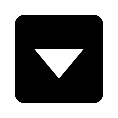 Square Downward Caret Arrow (Solid) Free Open-Source SVG Icon (BoxIcons Solid)