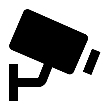 CCTV Surveillance Camera (Solid) Free Open-Source SVG Icon (BoxIcons Solid)