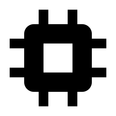 Computer Chip (Solid) Free Open-Source SVG Icon (BoxIcons Solid)