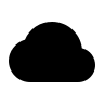 Cloud (Solid) Free Open-Source SVG Icon