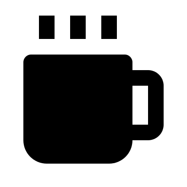 Coffee Cup (Solid) Free Open-Source SVG Icon (BoxIcons Solid)