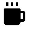 Coffee Cup (Solid) Free Open-Source SVG Icon