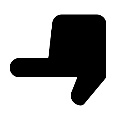 Left Hand Gesture (Solid) Free Open-Source SVG Icon (BoxIcons Solid)