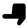 Left Hand Gesture (Solid) Free Open-Source SVG Icon