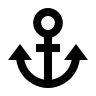 Anchor Symbol Free Open-Source SVG Icon