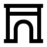 Arch Structure Free Open-Source SVG Icon