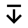 Arrow Pointing Downward Free Open-Source SVG Icon