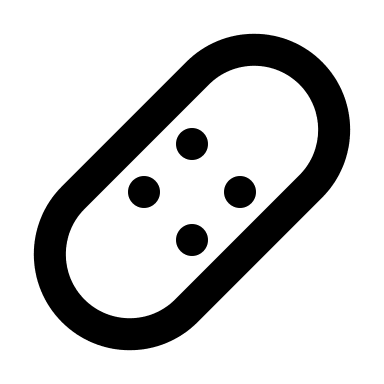 Band Aid Bandage Free Open-Source SVG Icon (BoxIcons)