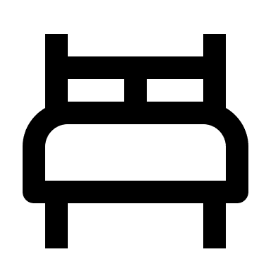 Bed Furniture Free Open-Source SVG Icon (BoxIcons)