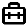 Alternative Briefcase Design Free Open-Source SVG Icon