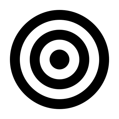 Bullseye Target Free Open-Source SVG Icon (BoxIcons)