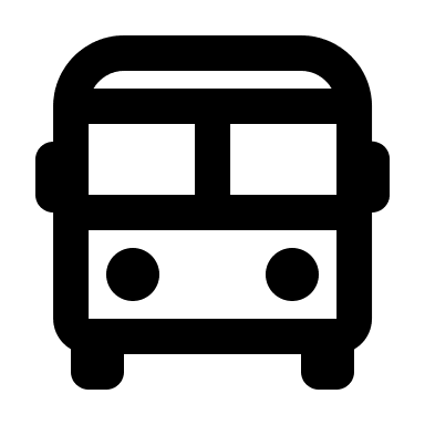 Bus Transportation Vehicle Free Open-Source SVG Icon (BoxIcons)