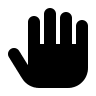 Hand Gesture (BoxIcons) Free Open-Source SVG Icon